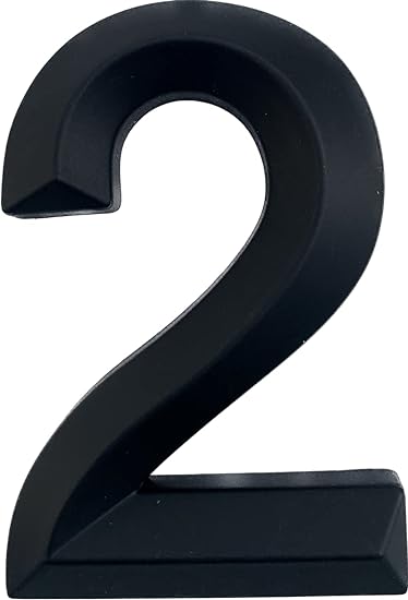 3D Door Numbers House Door Numbers Plaques Stick On Self Adhesive 3D Door Street Number Signs Hotel Office Appartments Mailbox Outdoor 3 Inches